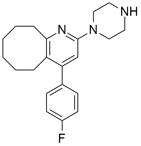 布南色林脱乙基杂质B；4-(4-氟苯基)-2（哌嗪-1-基）-5，6，7，8，9，10-六氢环辛烷并[b]吡啶