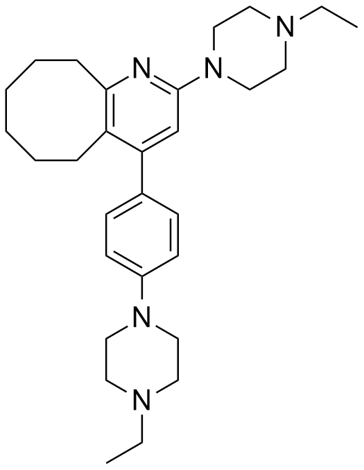 布南色林杂质D；2-(4-乙基-1-哌嗪基)-4-(4-（4-乙基-1-哌嗪基）-苯基)-5，6，7，8，9，10-六氢环辛烷并[b]吡啶