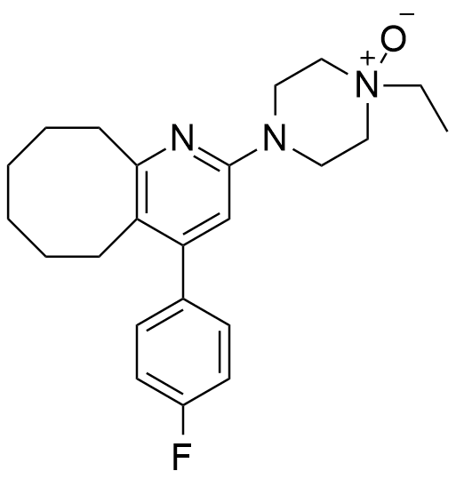 布南色林N-氧化杂质；1-乙基-4-（4-（4-氟苯基）-5，6，7，8，9，10-六氢环辛烷并[b]吡啶-2-基）哌嗪-1-氧化物