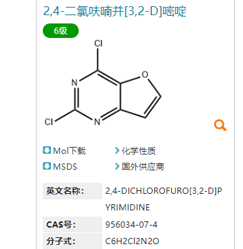 2,4-二氯呋喃并[3,2-d]嘧啶