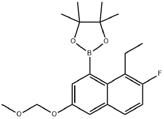 2-(8-乙基-7-氟-3-(甲氧基甲氧基)萘-1-基)-4,4,5,5-四甲基-1,3,2-二氧硼烷
