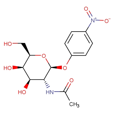 4-硝基苯基-2-乙酰氨基-2-脱氧-β-D-吡喃半乳糖苷；14948-96-0