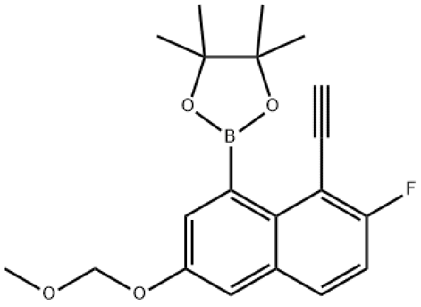 2-[8-乙炔基-7-氟-3-(甲氧基甲氧基)-1-萘基]-4,4,5,5-四甲基-1,3,2-二氧杂硼烷