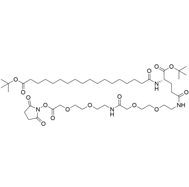 tBuO-Ste-Glu(AEEA-AEEA-OSu)-OtBu 1118767-15-9