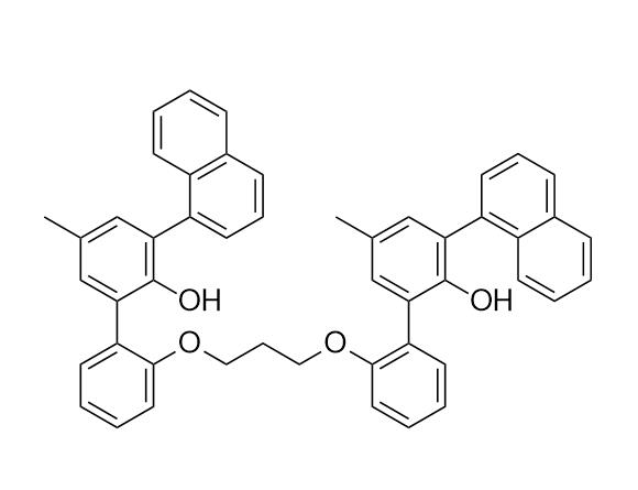 2-(2-{[3-({2-[2-羟基-5-甲基-3-(萘-1-基)苯基]苯基}氧基)丙基]氧基}苯基)-4-甲基-6-(萘-1-基)苯酚