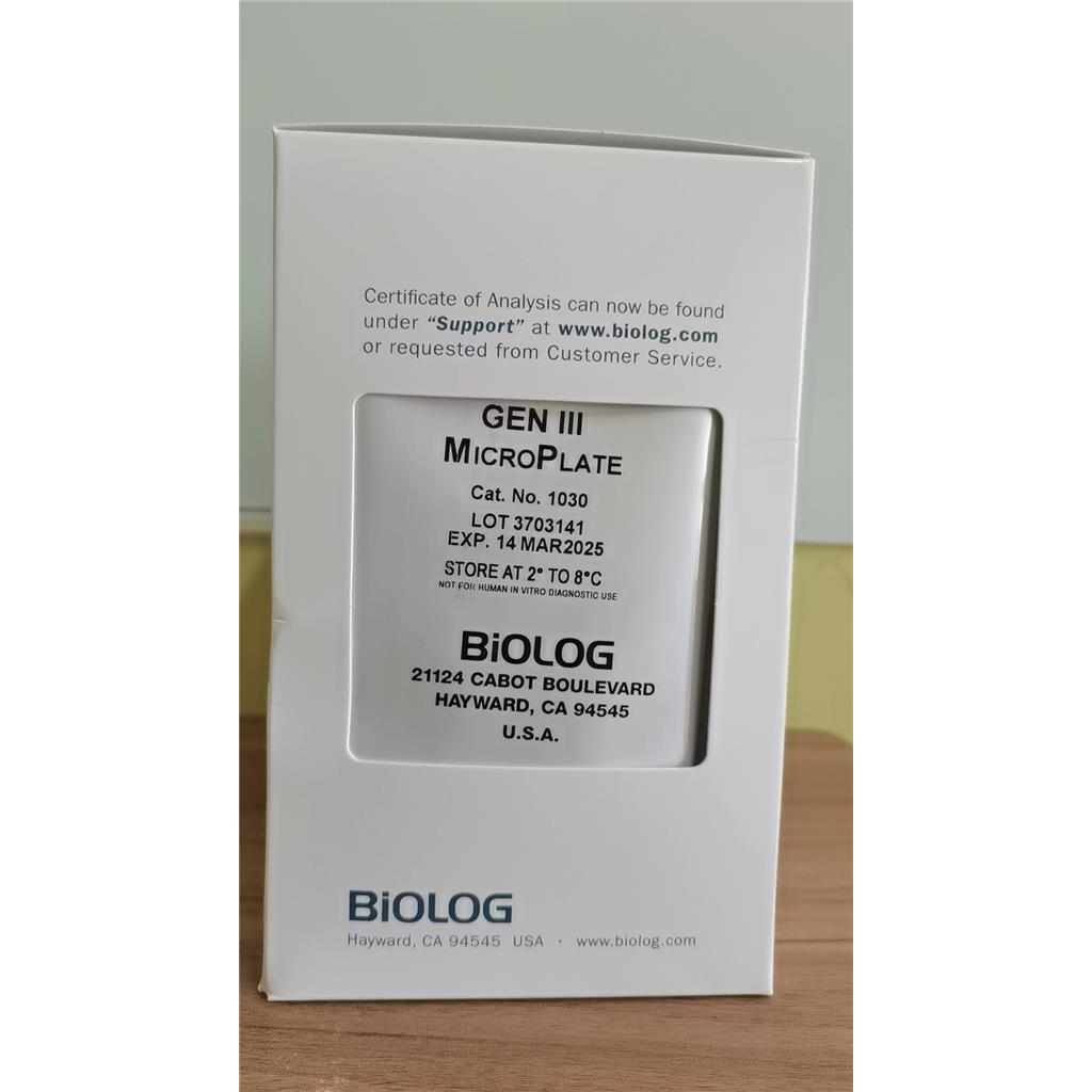 美国原装进口 Biolog GEN III鉴定板（1030）