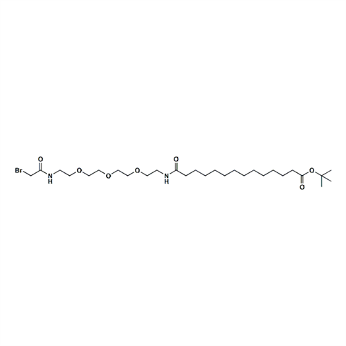 溴乙酰胺-PEG3-酰胺-C12-叔丁酯