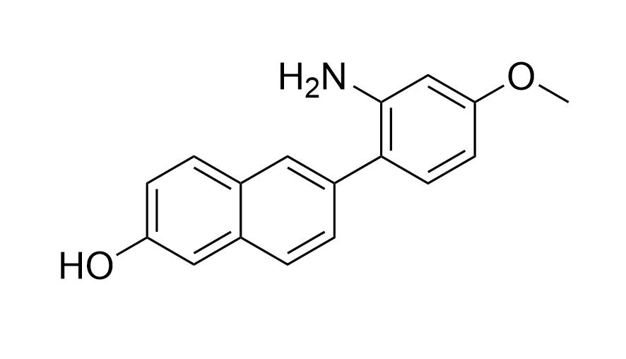 6-（2-氨基-4-甲氧基苯基）-2-萘醇