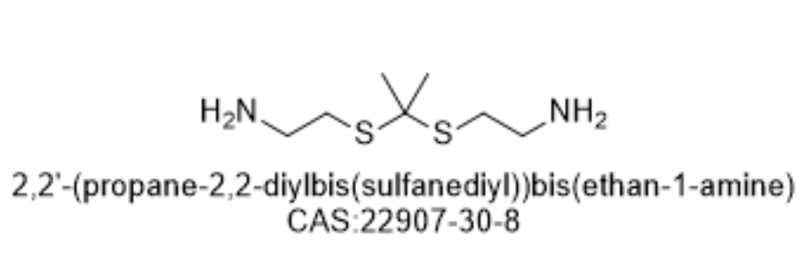 2,2'-(propane-2,2-diylbis(sulfanediyl))bis(ethan-1-amine)