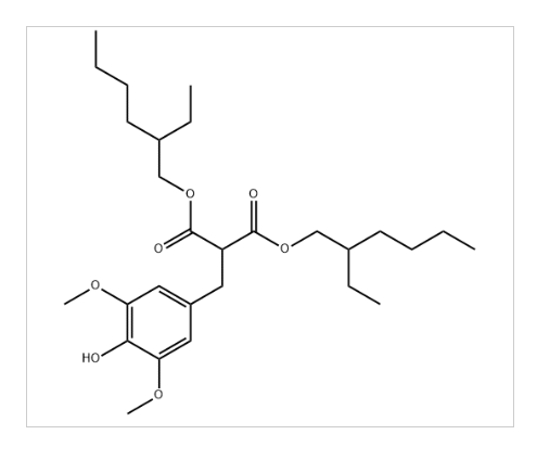 2-(4-Hydroxy-3,5-dimethoxybenzyl)malonsure bis(2-ethylhexyl )ester