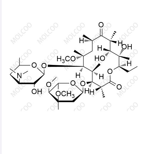 克拉霉素EP杂质P    4'',6-Di-O-MethylerythroMycin   “Molcoo”品牌独立自主研发 杂质 现货 定制