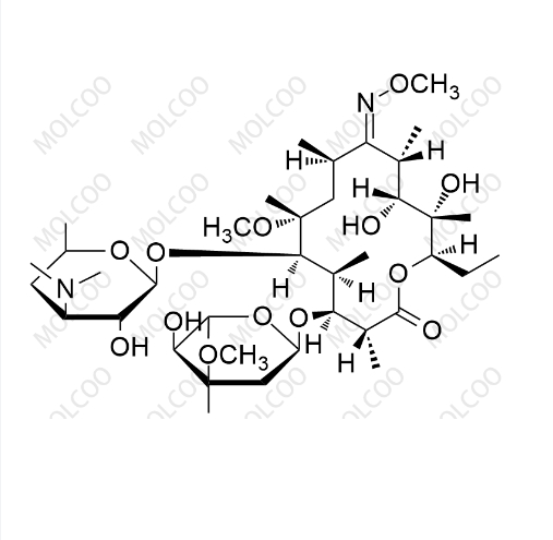 克拉霉素杂质O   Clarithromycin (9Z)-O-Methyloxime    “Molcoo”品牌独立自主研发 杂质 现货 定制