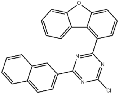 2-氯-4-(二苯并[B,D]呋喃-1-基)-6-(萘-2-基)-1,3,5-三嗪