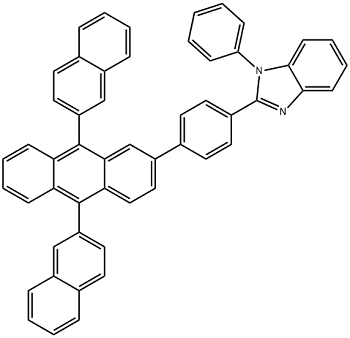 2-[4-(9,10-二萘-2-蒽-2-基)苯基]- 1-苯基-1H-苯并咪唑