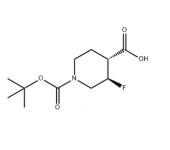 (3R,4R)-1-(叔丁氧基羰基)-3-氟哌啶-4-甲酸