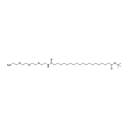 氨基-PEG3-酰胺-C18-叔丁酯