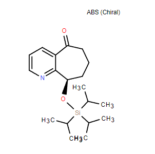 (R)-9-((三异丙基硅基)氧基-6,7,8,9-四氢-5H-环庚[B]吡啶-5-盐酸盐 