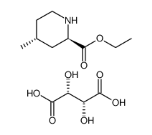 (2R,4R)-4-甲基-2-哌啶甲酸乙酯L-酒石酸盐