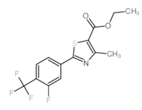 2-[3-氟-(三氟甲基)苯基]-4-甲基-噻唑-5-羧酸乙酯