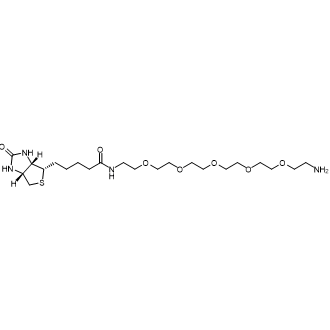 Biotin-PEG5-CH2CH2NH2