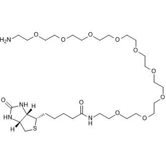 Biotin-PEG9-CH2CH2NH2