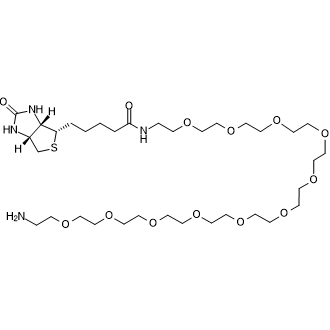 Biotin-PEG11-CH2CH2NH2