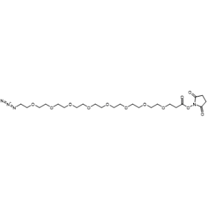 N3-PEG8-NHS