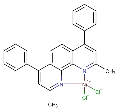 120763-13-5；2,9-二甲基-4,7-二苯基-1,10-邻菲啰啉二氯化镍；(2,9-dimethyl-4,7-diphenyl-1,10-Phenanthroline) Nickel dichloride