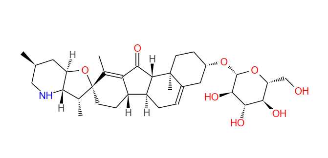 伪芥芬胺，36069-05-3，Pseudojervine，天然产物，中药对照品。