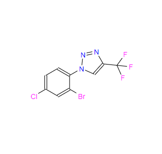 1-(2-溴-4-氯苯基)-4-(三氟甲基)-1H-1,2,3-三唑