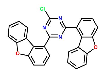 2-氯-4,6-双（二苯并[b，d]呋喃-1-基）-1,3,5-三嗪