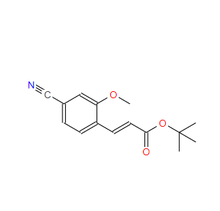 959934-76tert-butyl (2E)-3-(4-cyano-2-methoxyphenyl)acrylate-0