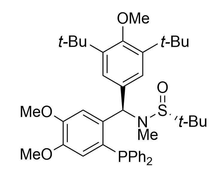 S(R)]-N-[(R)-[3,5-双叔丁基-4-甲氧基苯基][2-(二苯基膦)-4,5二甲氧基苯基]-N-甲基-2-叔丁基亚磺酰胺