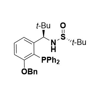 S(R)]-N-[(R)-[3-苄氧基-2-(二苯基膦)苯基]-(叔丁基)甲基]-2-叔丁基亚磺酰胺