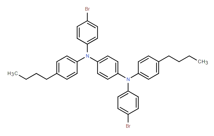 N1,N4-Bis(4-bromophenyl)-N1,N4-bis(4-butylphenyl)benzene-1,4-diamine