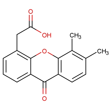 117570-53-3；5,6-二甲基呫吨酮-4-乙酸；5,6-Dimethylxantheonone-4-acetic acid