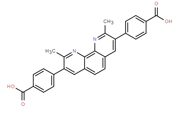 Benzoic acid, 4,4'-(2,9-dimethyl-1,10-phenanthroline-3,8-diyl)bis-