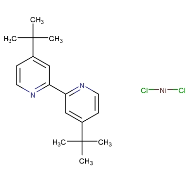 1034901-50-2；4,4-二叔丁基-2,2'-联吡啶二氯化镍(II)；4,4'-di-tert-butyl-2,2'-bipyridine Nickel(II) dichloride