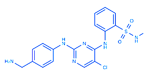 2-[[2-[[4-(氨甲基)苯基]氨基]-5-氯-4-嘧啶基]氨基]-N-甲基苯磺酰胺