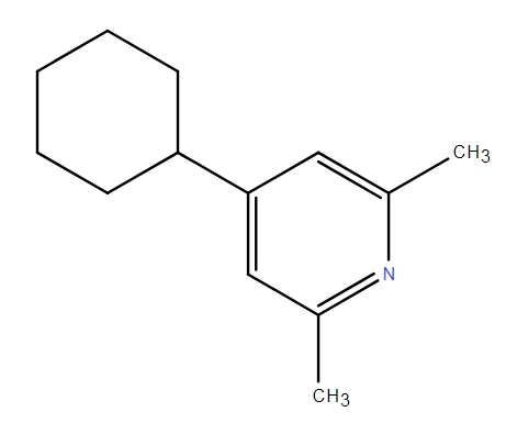 Pyridine, 4-cyclohexyl-2,6-dimethyl-