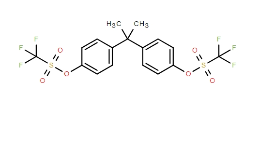 丙烷-2,2-二基双(4,1-亚苯基)双(三氟甲磺酸酯) 