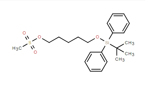 1-Pentanol, 5-[[(1,1-dimethylethyl)diphenylsilyl]oxy]-, 1-methanesulfonate