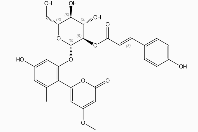 2'-对香豆酰芦荟宁，106533-35-1，aloenin-2"-p-coumaroyl ester，天然产物，中药对照品。