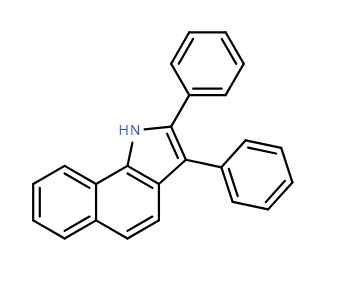 1H-Benz[g]indole, 2,3-diphenyl-