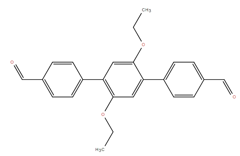 2',5'-二乙氧基-[1,1':4',1''-三联苯]-4,4'-二甲醛