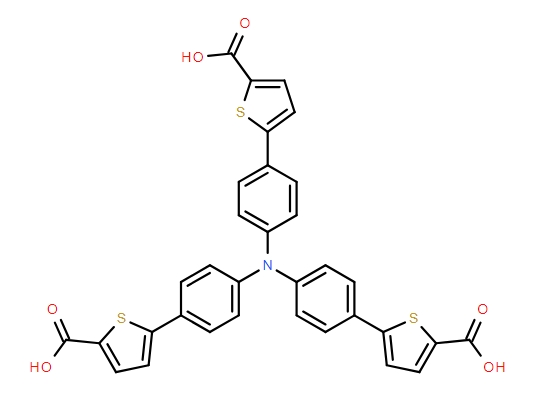 5,5′,5′′-(Nitrilotri-4,1-phenylene)tris[2-thiophenecarboxylic acid]