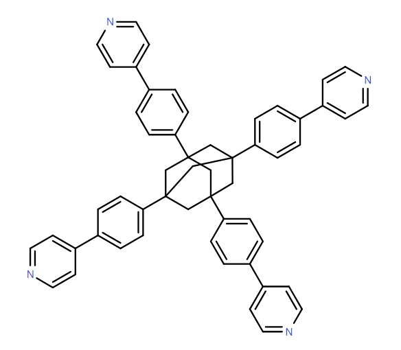 4,4',4'',4'''-(Adamantane-1,3,5,7-tetrayltetrakis(benzene-4,1-diyl))tetrapyridine