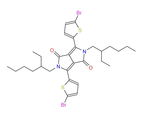 2,5-二(2-乙基己基)-3,6-二(5-溴噻吩基-2-)-吡咯并吡咯二酮