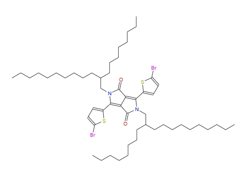 3,6-双(5-溴噻吩-2-基)-2,5-双(2-辛基十二烷基)吡咯并[3,4-C]吡咯-1,4(2H,5H)二酮