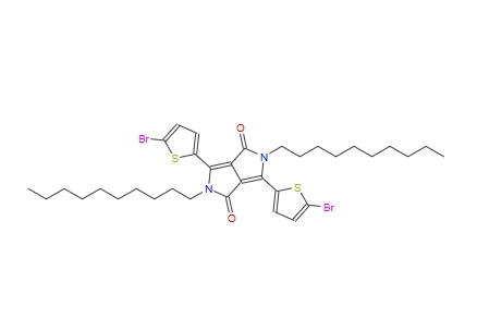 3,6-双(5-溴噻吩-2-基)-2,5-二癸基-2,5-二氢吡咯并[3,4-c]吡咯-1,4-二酮